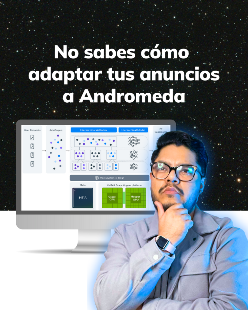 Estrategia de Facebook Ads para adaptar anuncios al sistema Andromeda de Meta